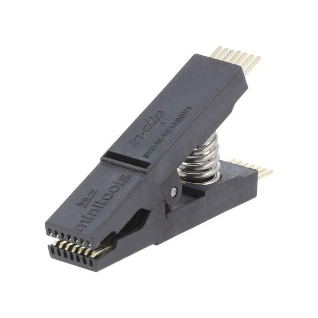 AXIOMET Test clip; black; gold-plated; SO14