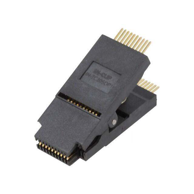 AXIOMET Test clip; black; gold-plated; SO20