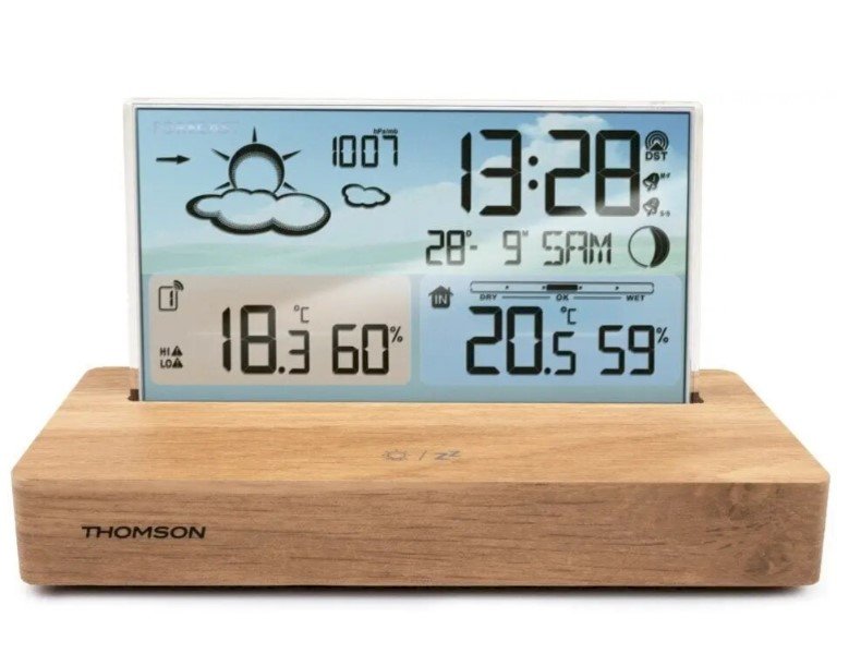 Thomson CT600 Modinātājpulkstenis ar iebūvētu meteoroloģisko