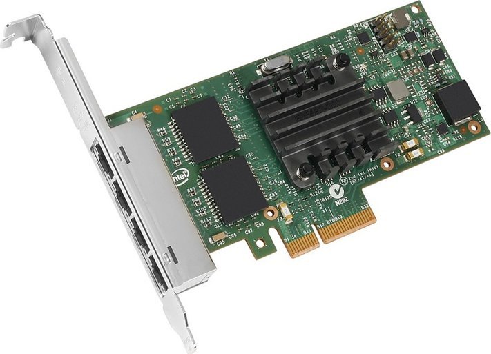 Tīkla karte Intel I350-T4V2 (I350T4V2BLK-C) |