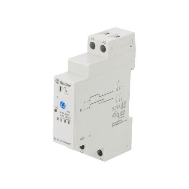 FINDER Timer; 0,05s÷180s; SPDT; 24÷240VAC