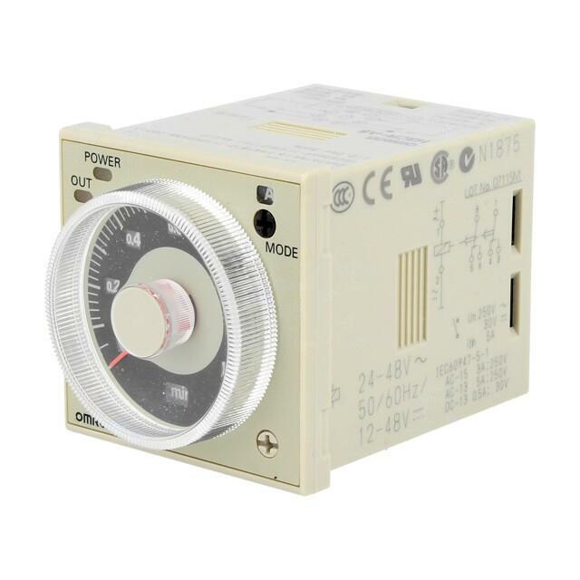 OMRON Timer; 0,05s÷300h; DPDT; 250VAC/5A