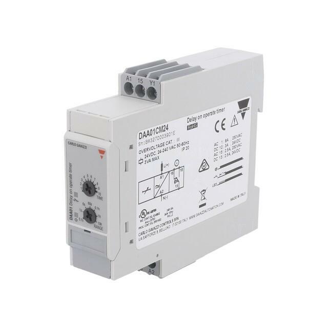 CARLO GAVAZZI Timer; 0,1s÷100h; SPDT