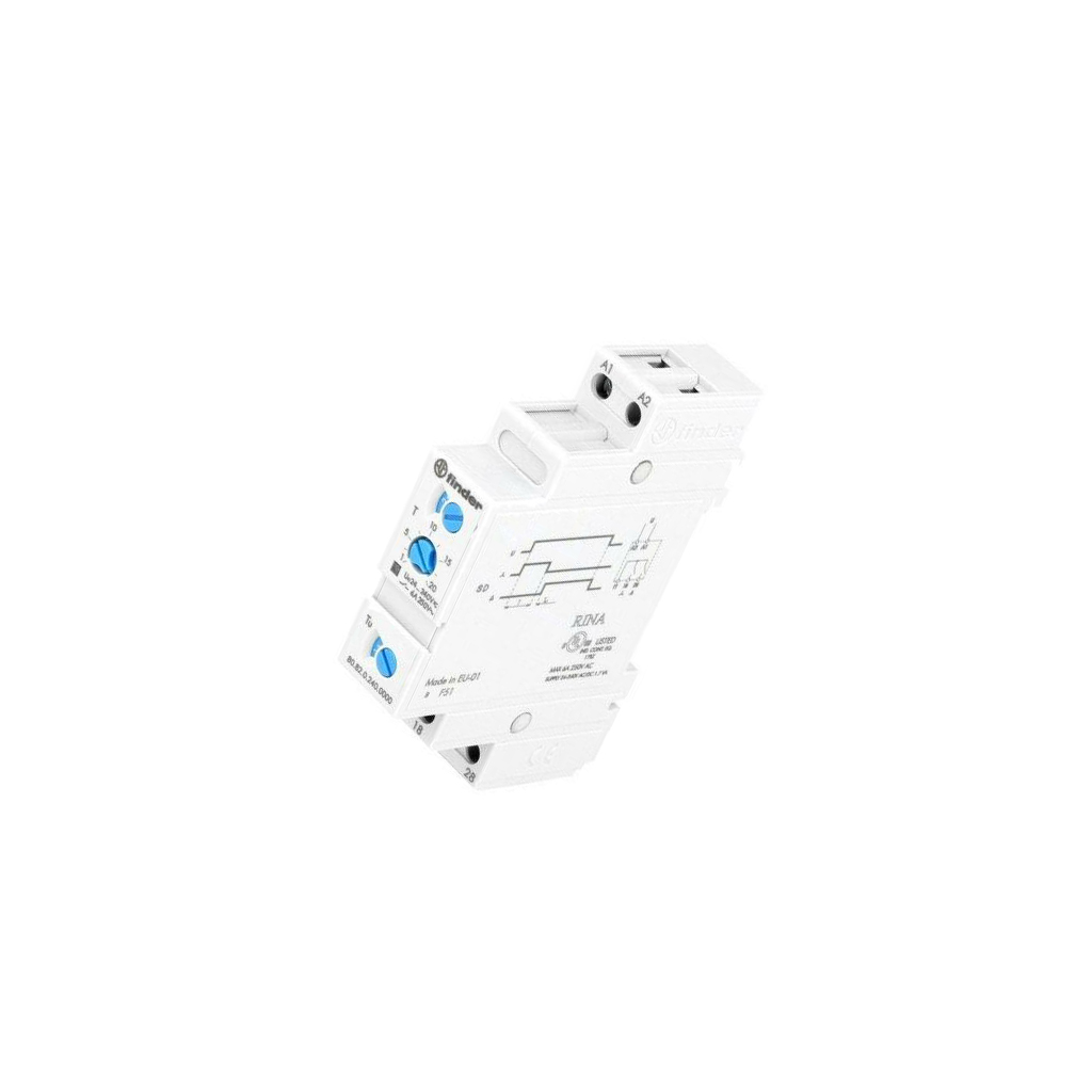 FINDER Timer; 0,1s÷20min; DPST-NO; 250VAC/6A