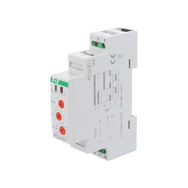 F&F Timer; 0,1s÷24days; SPDT; 250VAC/8A