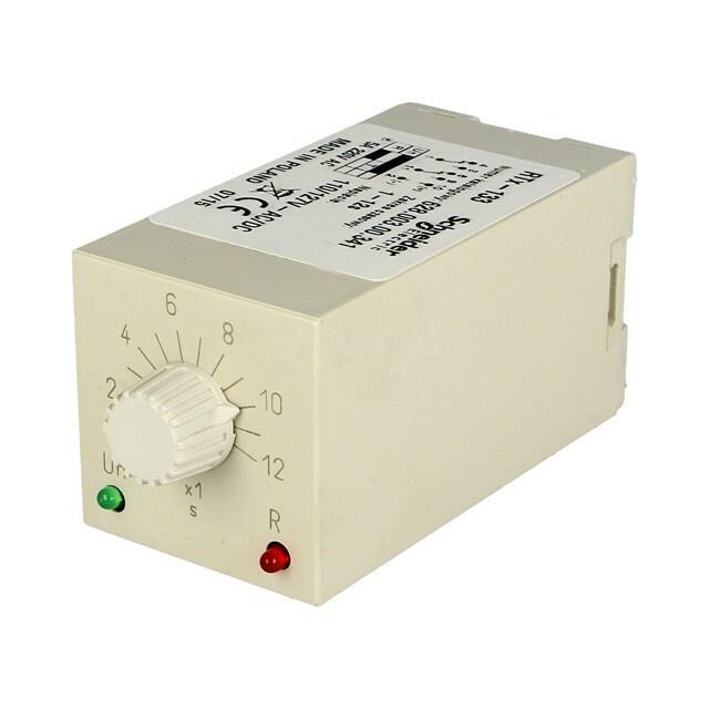SCHNEIDER ELECTRIC Timer; 1÷12s; DPDT; 230VAC/5A