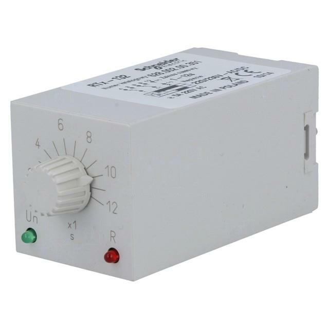 SCHNEIDER ELECTRIC Timer; 1÷12s; DPDT; 230VAC/5A