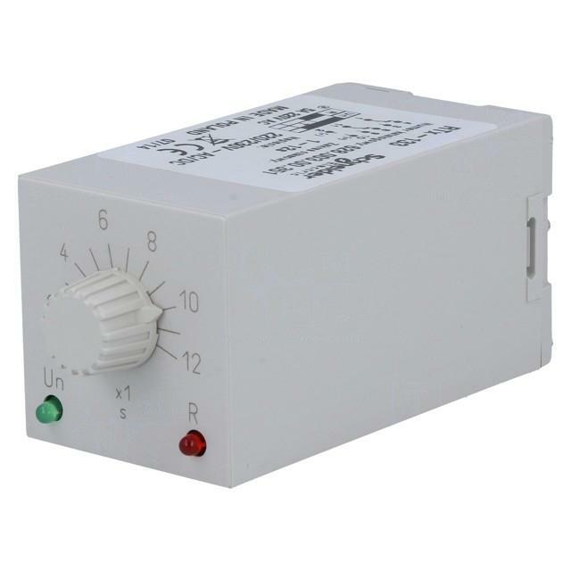 SCHNEIDER ELECTRIC Timer; 1÷12s; DPDT; 230VAC/5A