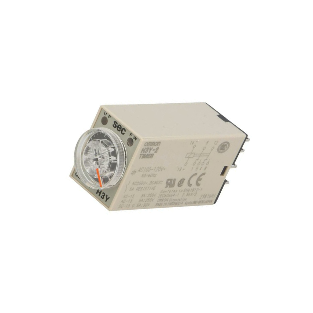 OMRON Timer; 1s÷30min; DPDT; 100÷120VAC; H3Y