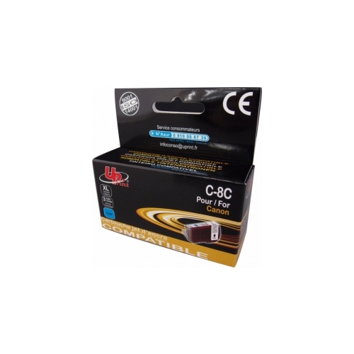 Tintes kārtridžs UPrint Canon CLI-8C Cyan