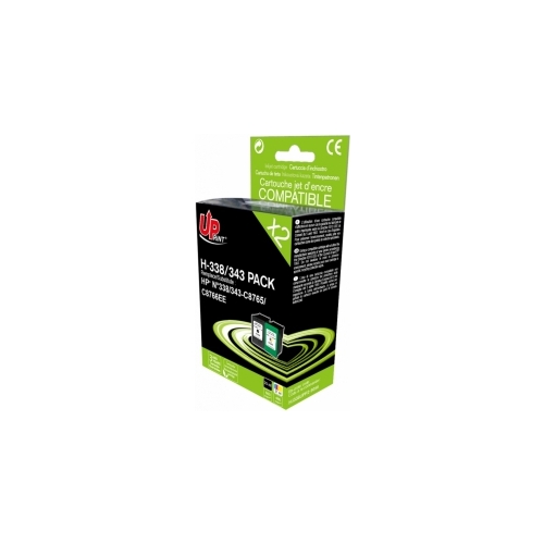 Tintes kārtridžs UPrint HP 338/343 Multipaka