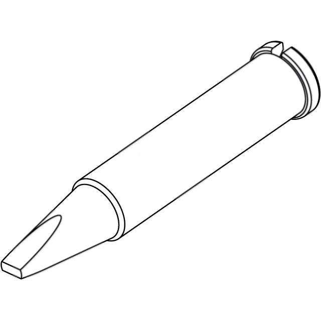 Tip; chisel; 2mm; for soldering iron