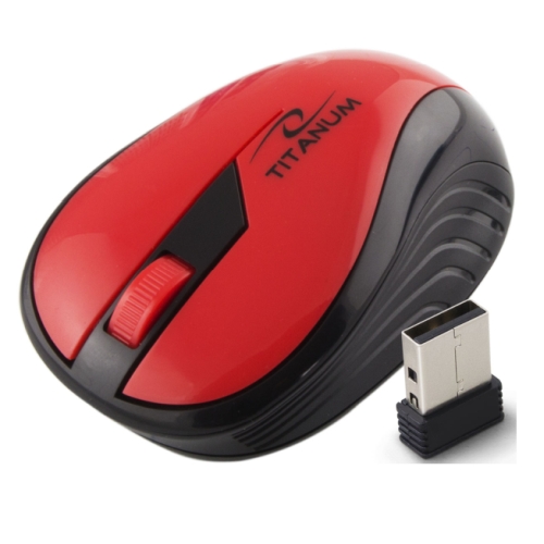 TITANUM Titanium TM114R RED 1000DPI OPTISKĀ