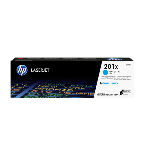 Toner HP 201X Cyan Oryginał (CF401X)