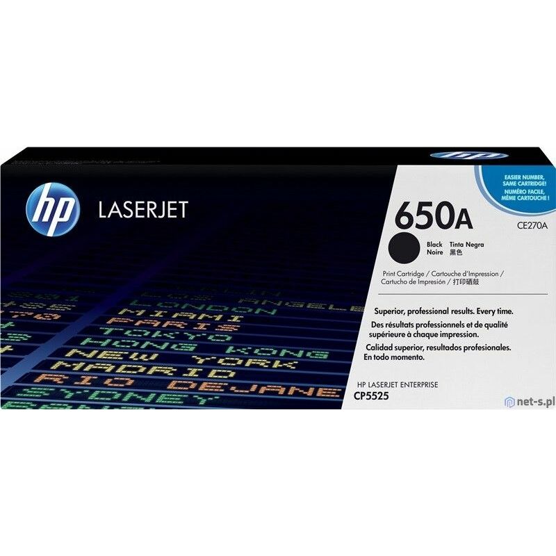Toneris HP 650A Black Oryginał (CE270AH)