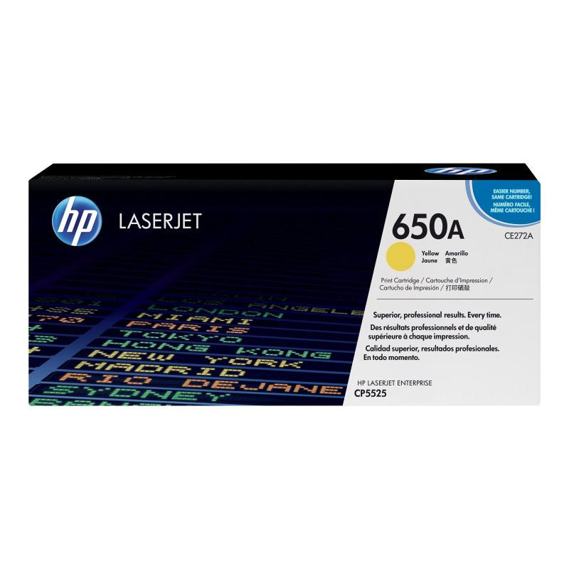 HEWLETT PACKARD Toneris HP 650A Yellow