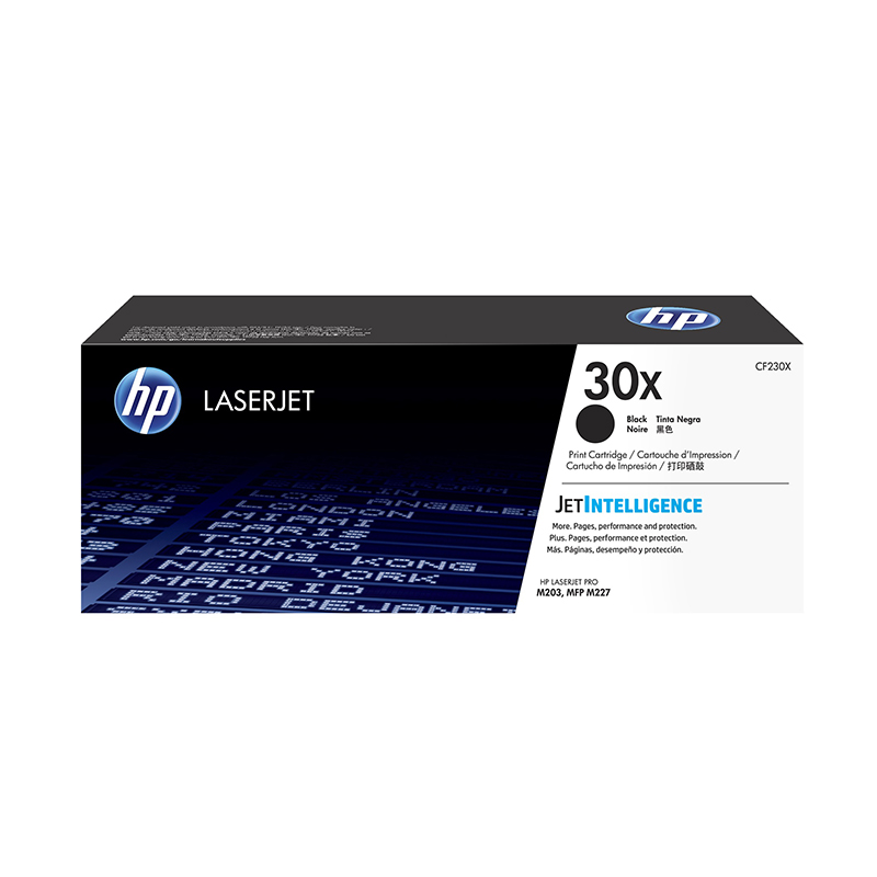 Toneris HP Nr.30X (CF230X), melns