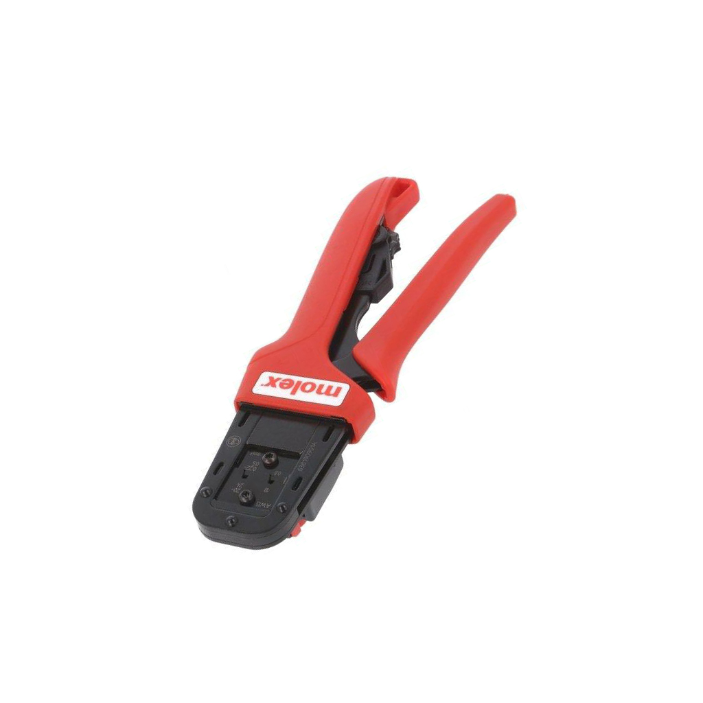 MOLEX Tool: for crimping; terminals; 18AWG