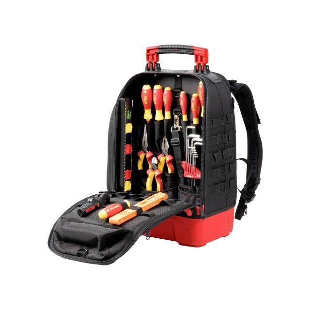 Tools set: general purpose; tool rucksack