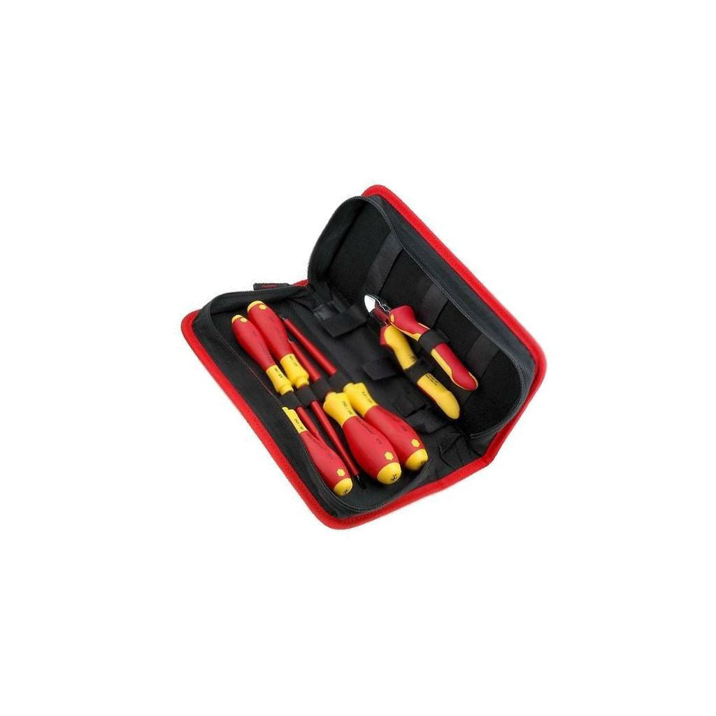 Tools set: pliers and screwdrivers; bag