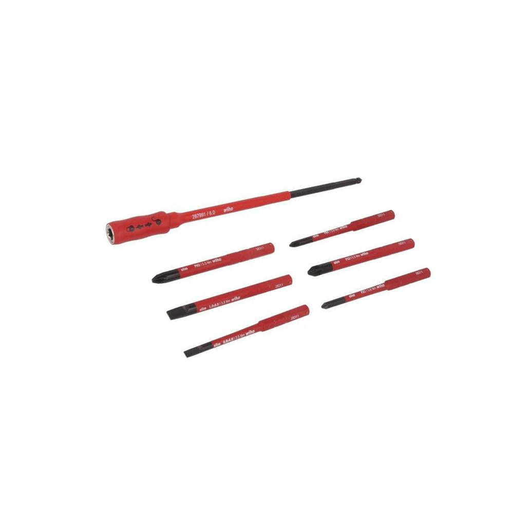 Tools set: screwdriver bits; insulated; Phillips
