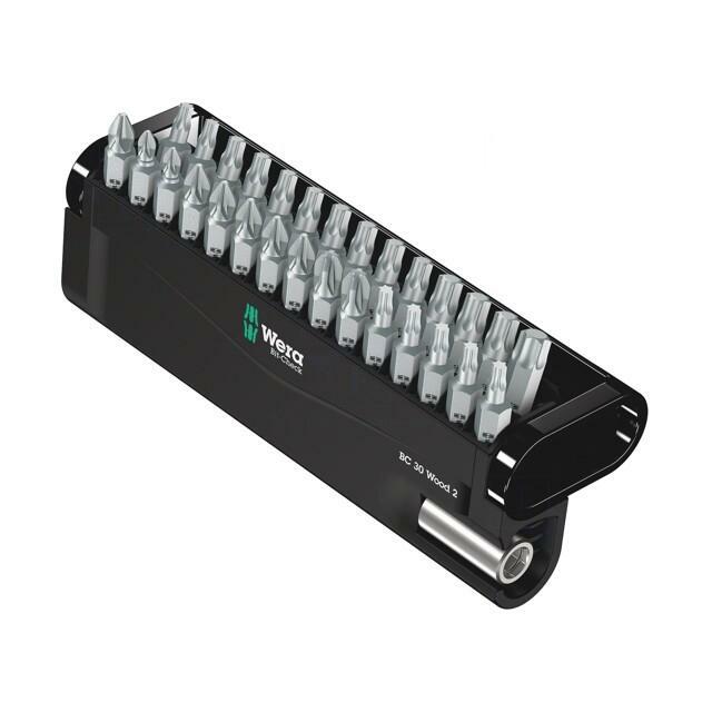 Tools set: screwdriver bits; plastic box