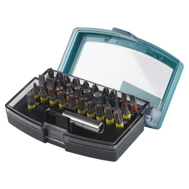 WOLFCRAFT Tools set: screwdriver bits; plastic