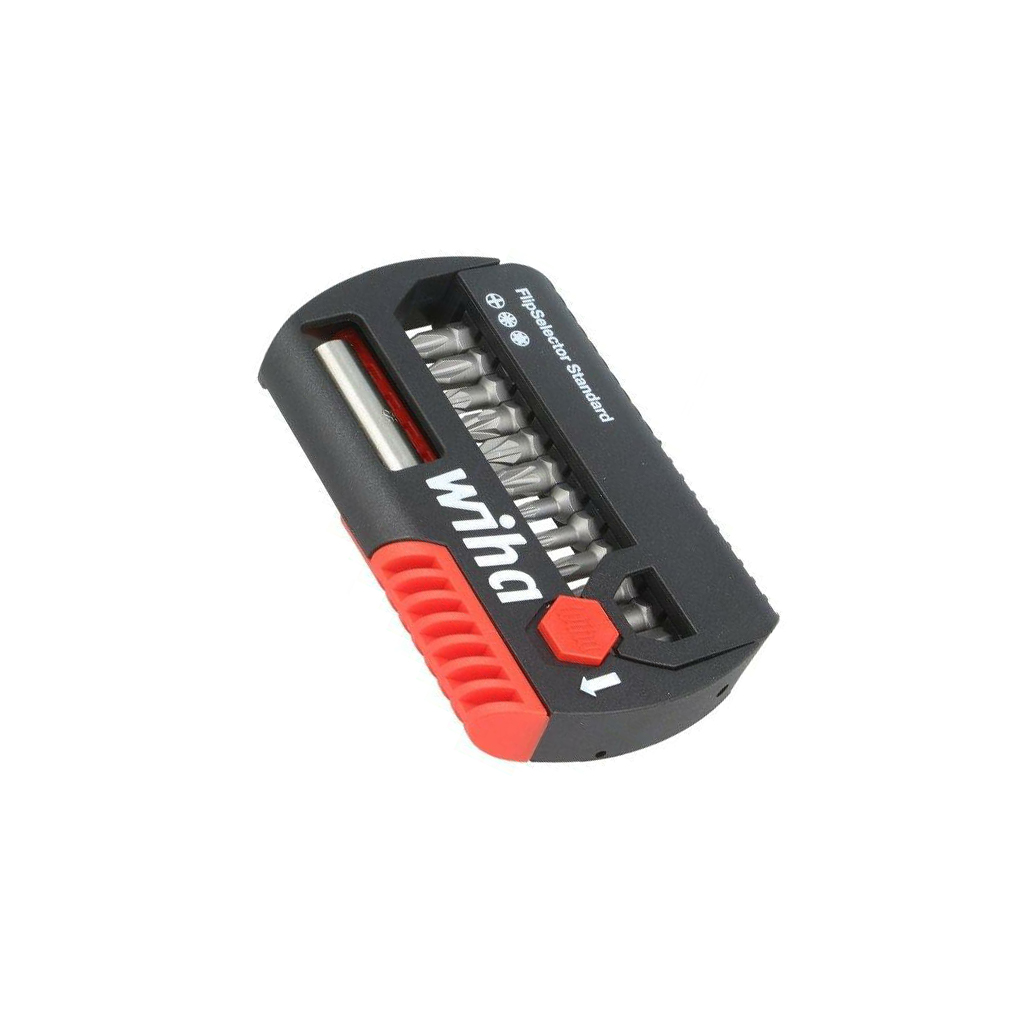 Tools set: screwdriver bits; plastic cassette