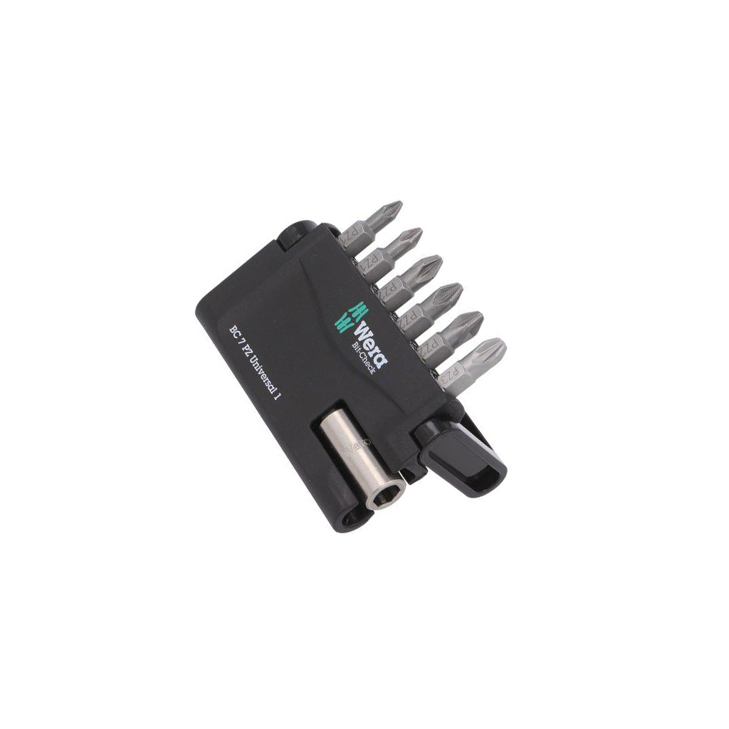 Tools set: screwdriver bits; plastic cassette