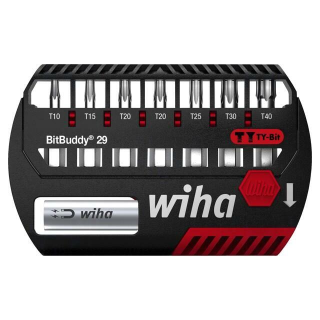 Tools set: screwdriver bits; plastic cassette