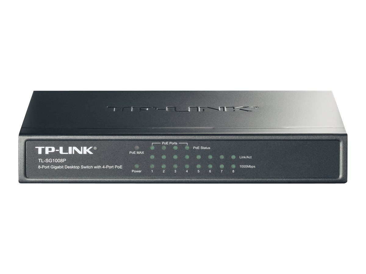 TP-Link TL-SG1008P Tīkla komutators 8port 1000Mb/s