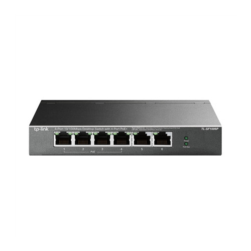 TP-LINK TL-SF1006P 6-Port 10/100 Mbps Desktop