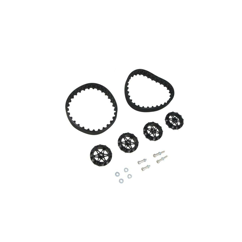 Tracks; Kit: 4 wheels,nut x2