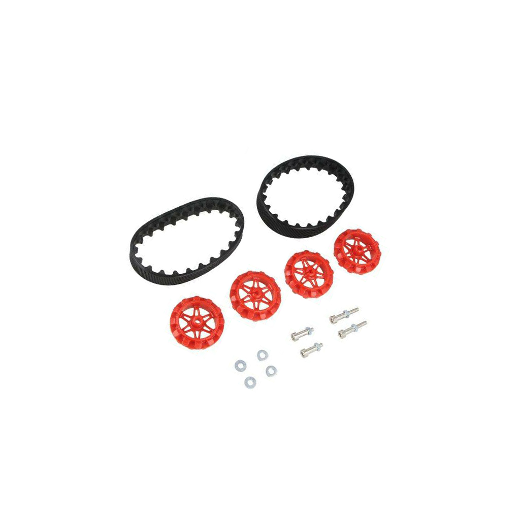 Tracks; Kit: 4 wheels,nut x2