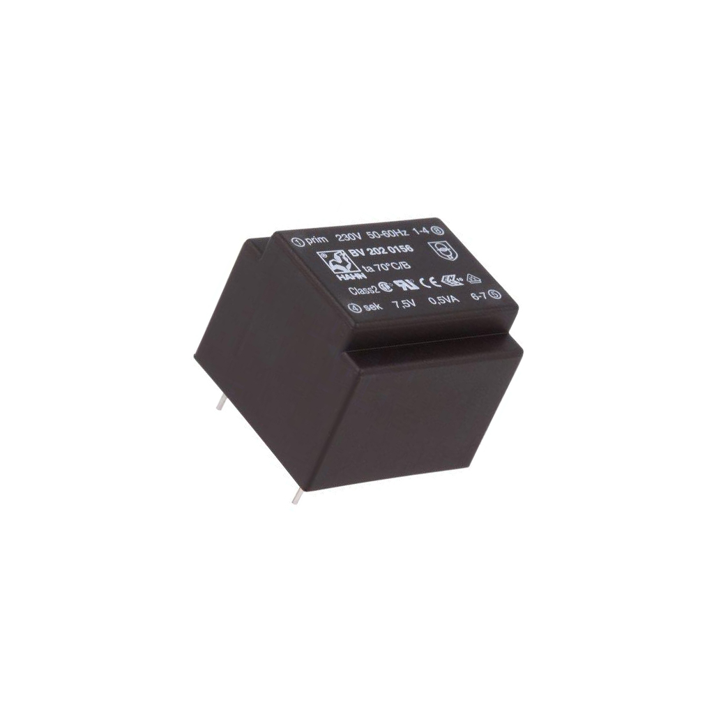 HAHN Transformer: encapsulated; 0.5VA; 230VAC
