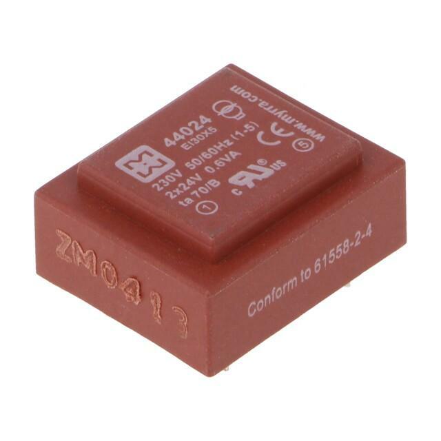Transformer: encapsulated; 0.6VA; 230VAC; 24V