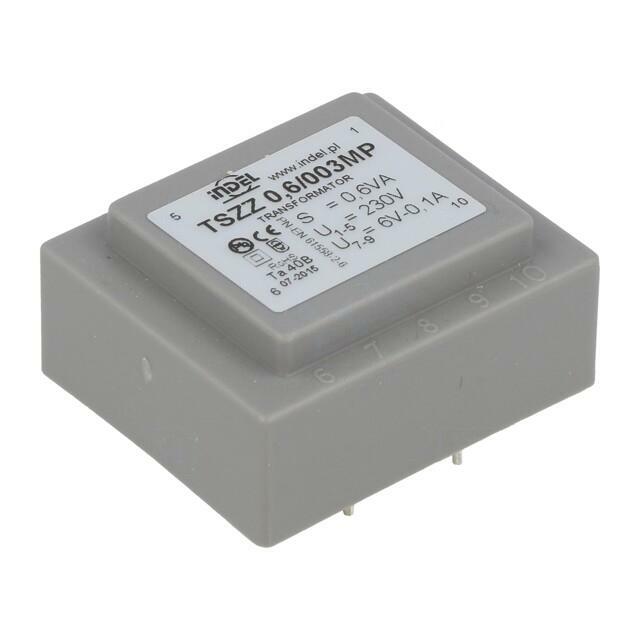 INDEL Transformer: encapsulated; 0.6VA; 230VAC
