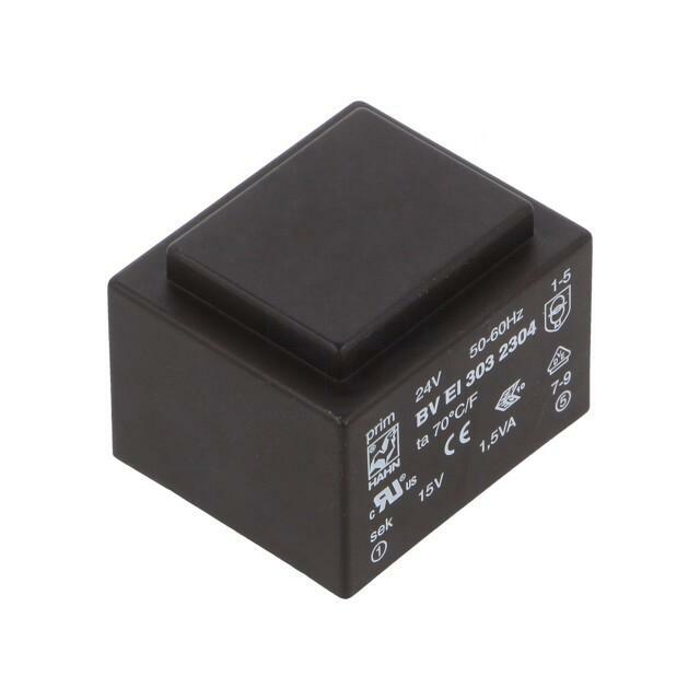 HAHN Transformer: encapsulated; 1.5VA; 24VAC