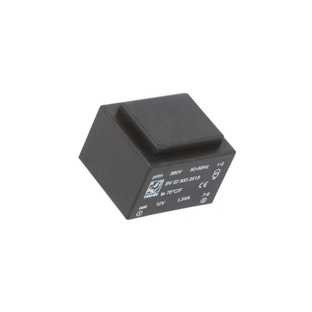 HAHN Transformer: encapsulated; 1.5VA; 380VAC