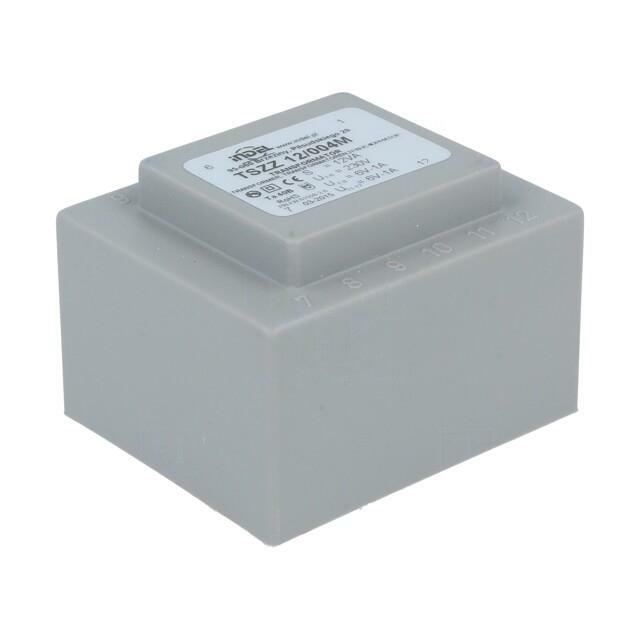 INDEL Transformer: encapsulated; 12VA; 230VAC; 6V