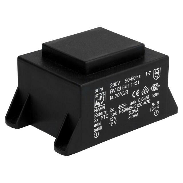 HAHN Transformer: encapsulated; 16VA; 230VAC; 12V