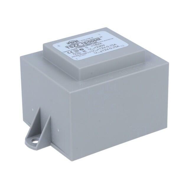 INDEL Transformer: encapsulated; 18VA; 230VAC; 12V