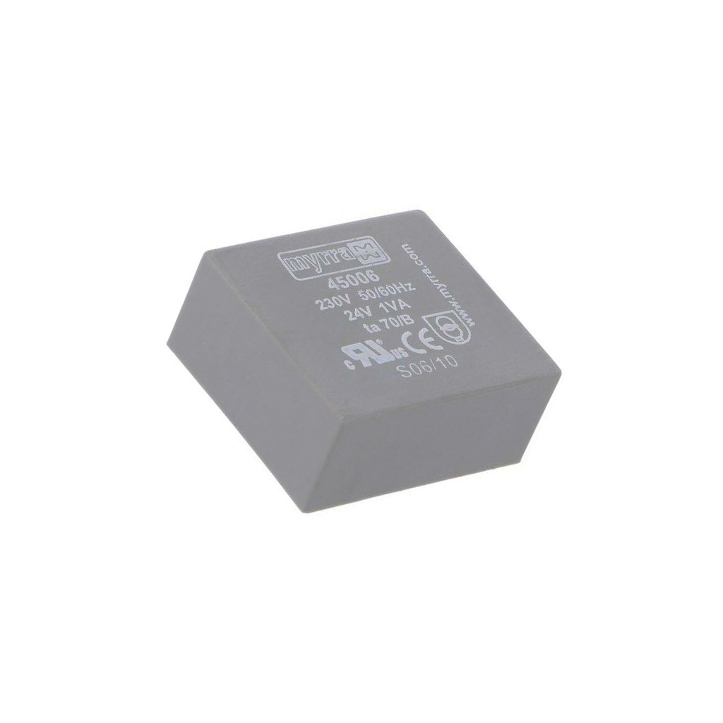 Transformer: encapsulated; 1VA; 230VAC; 24V; 42mA