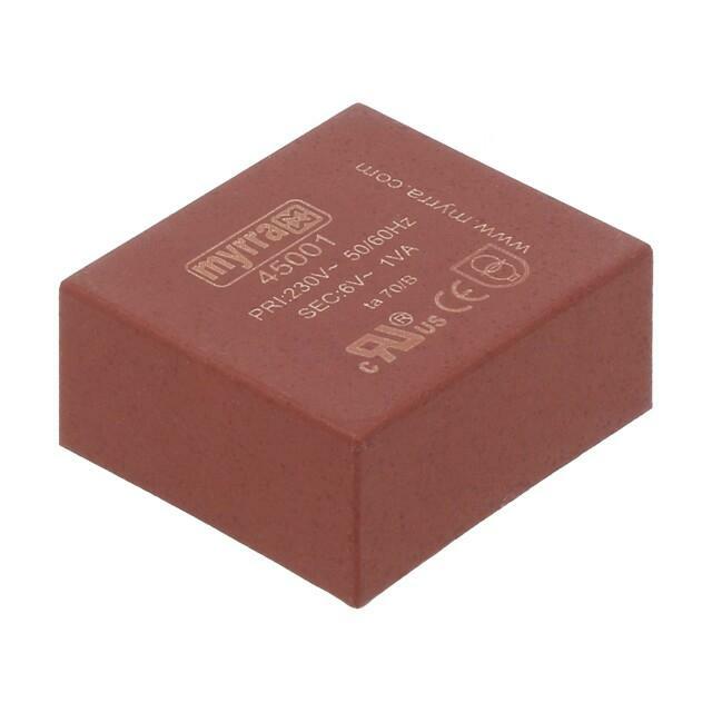 Transformer: encapsulated; 1VA; 230VAC; 6V; 167mA