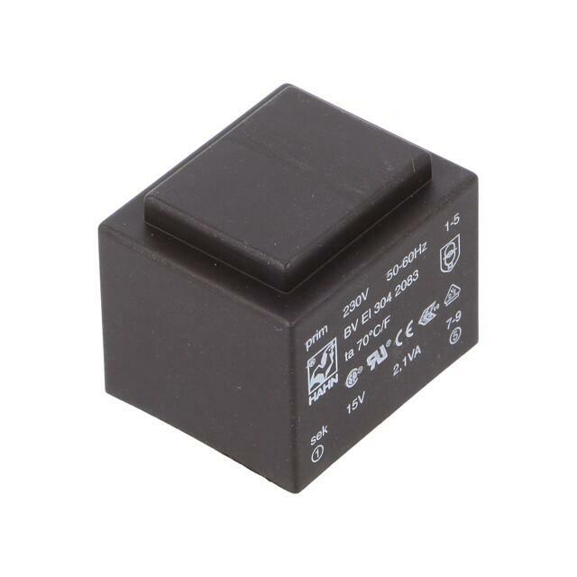 HAHN Transformer: encapsulated; 2.1VA; 230VAC