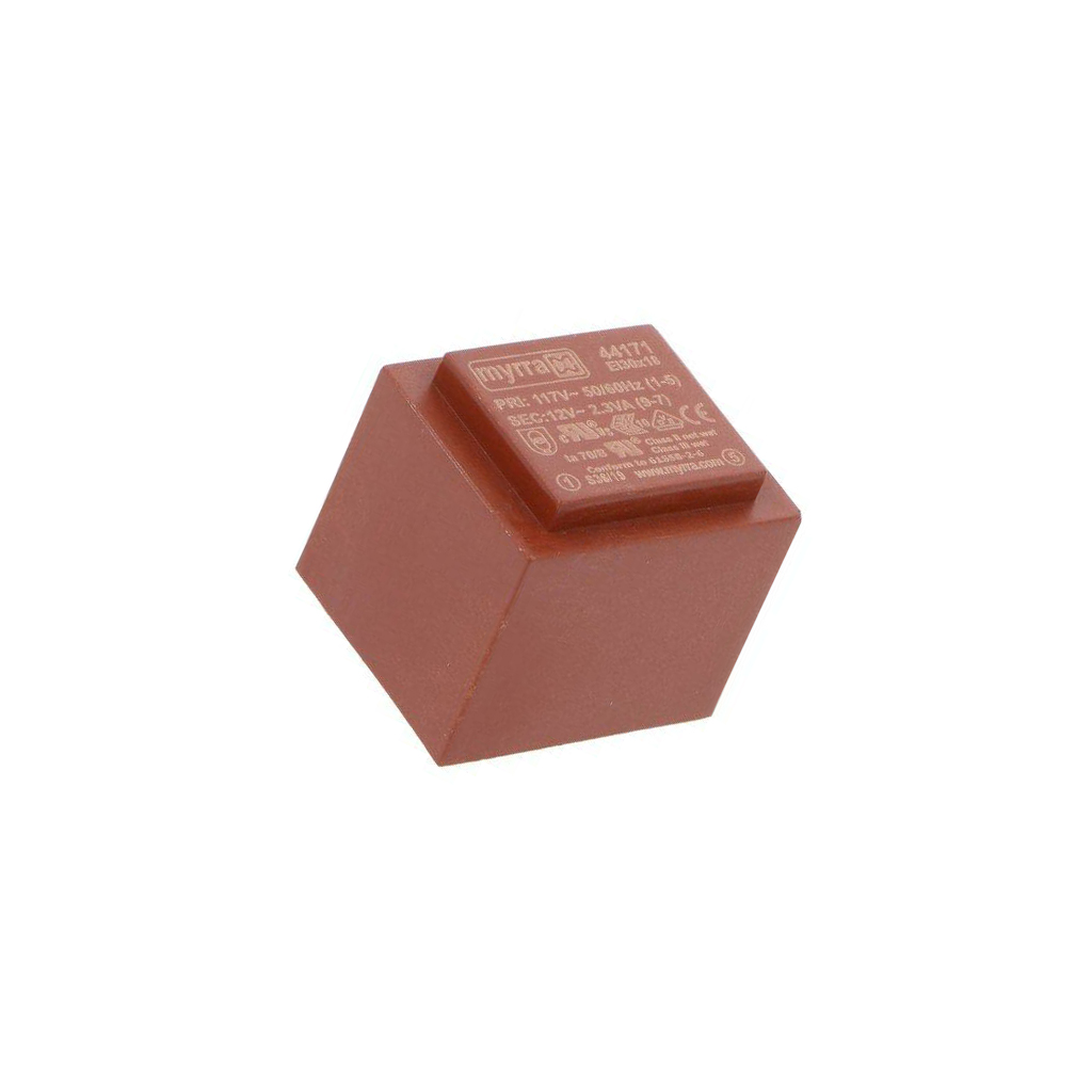 Transformer: encapsulated; 2.3VA; 117VAC; 12V