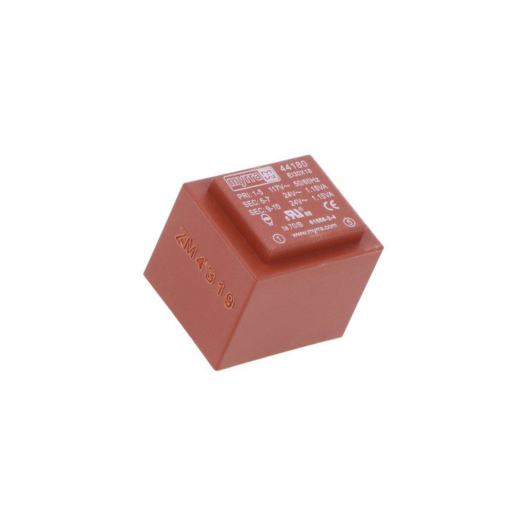 Transformer: encapsulated; 2.3VA; 117VAC; 24V