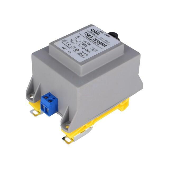 INDEL Transformer: encapsulated; 25VA; 230VAC; 12V
