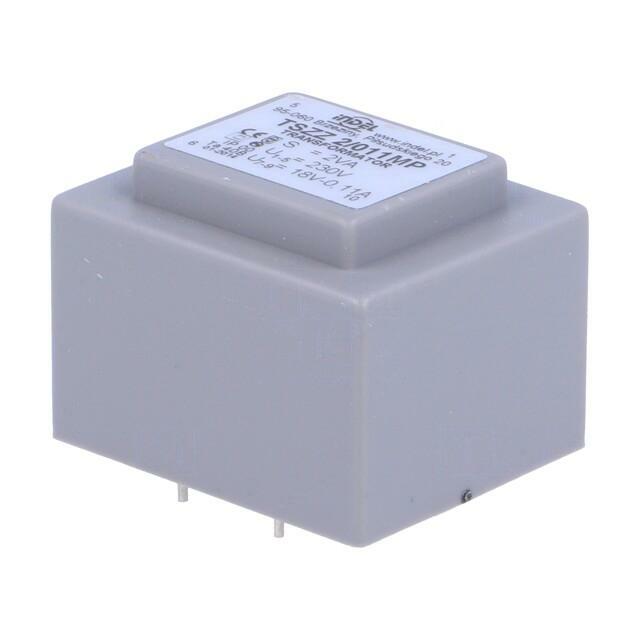 INDEL Transformer: encapsulated; 2VA; 230VAC; 18V