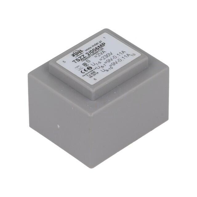 INDEL Transformer: encapsulated; 2VA; 230VAC; 9V